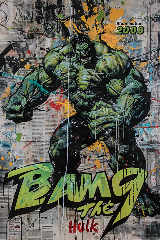Bang The Hulk Canvas Print