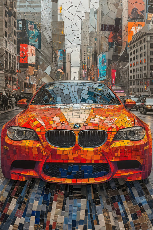 Basil Wolverton's BMW M5 Canvas Art Print